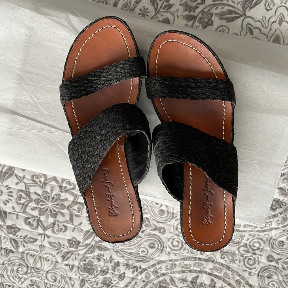 Elizabeth and James wedges, size 6 - Picture 1 of 2